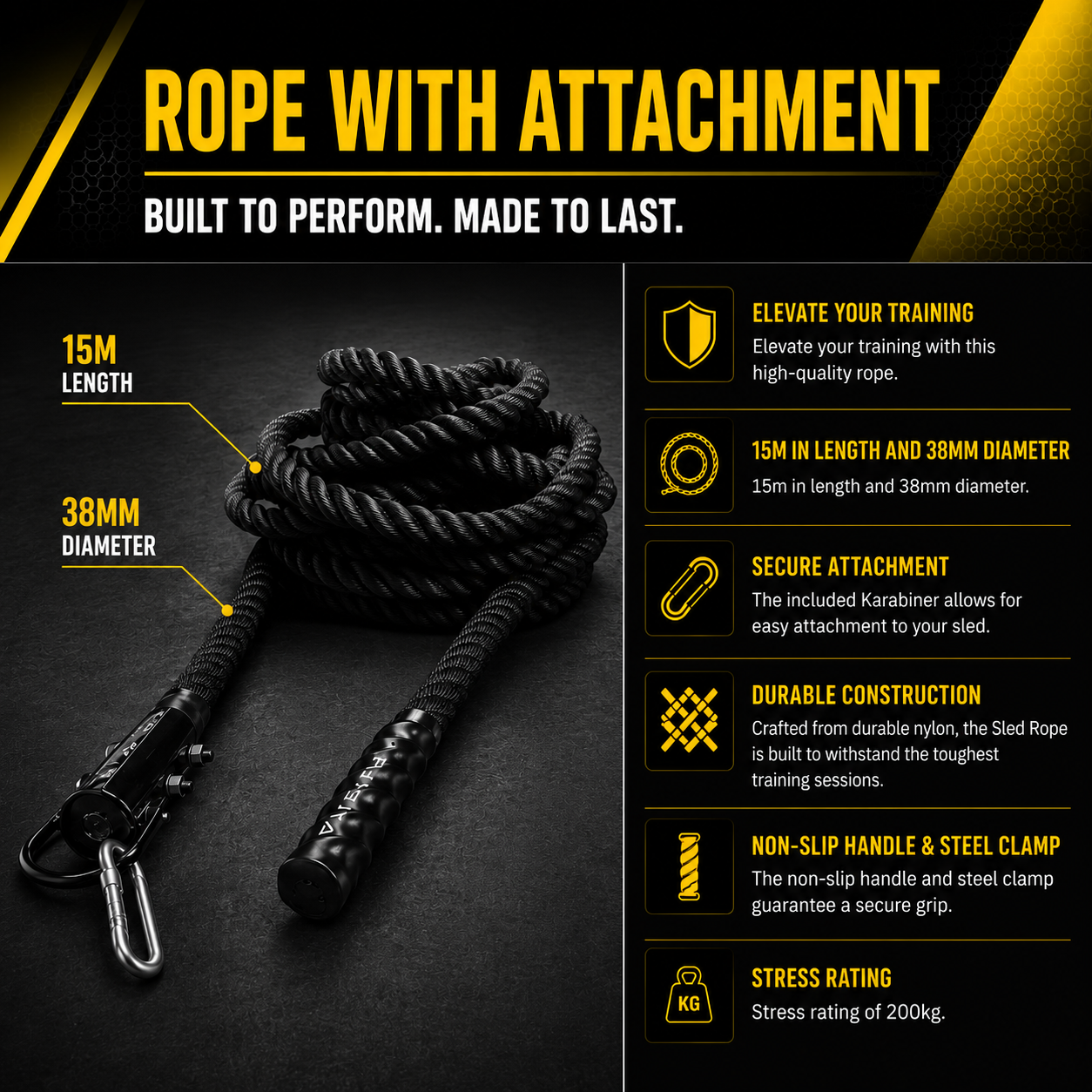 Sled and Rope
